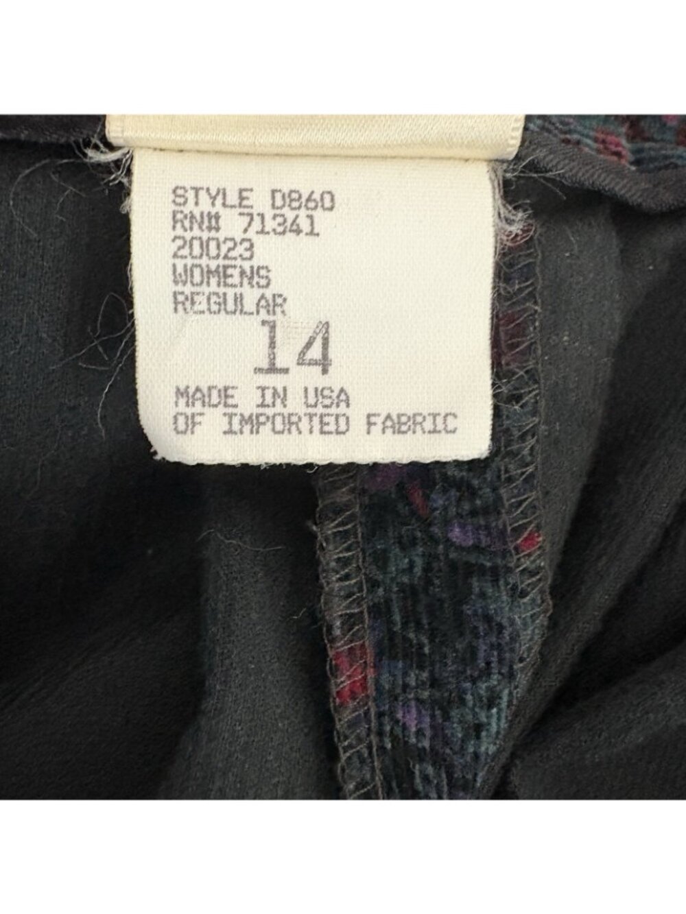 L.L.Bean Paisley Corduroy Pleated Midi Skirt - Picture 11 of 15